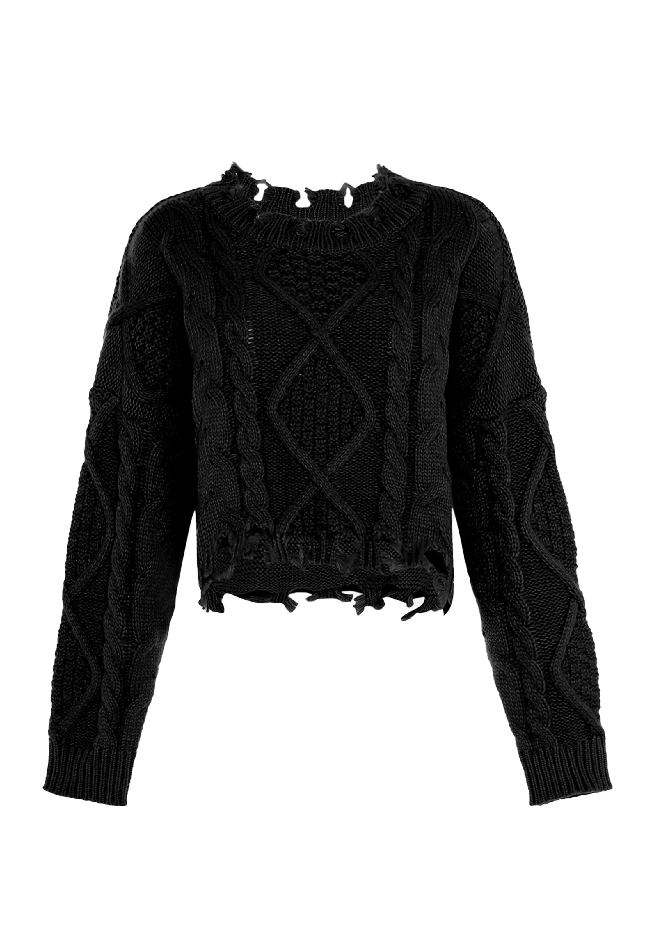 MYMO Kampsun, värv must: eest vaates