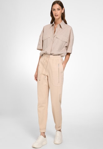 Peter Hahn Loose fit Pants in Beige