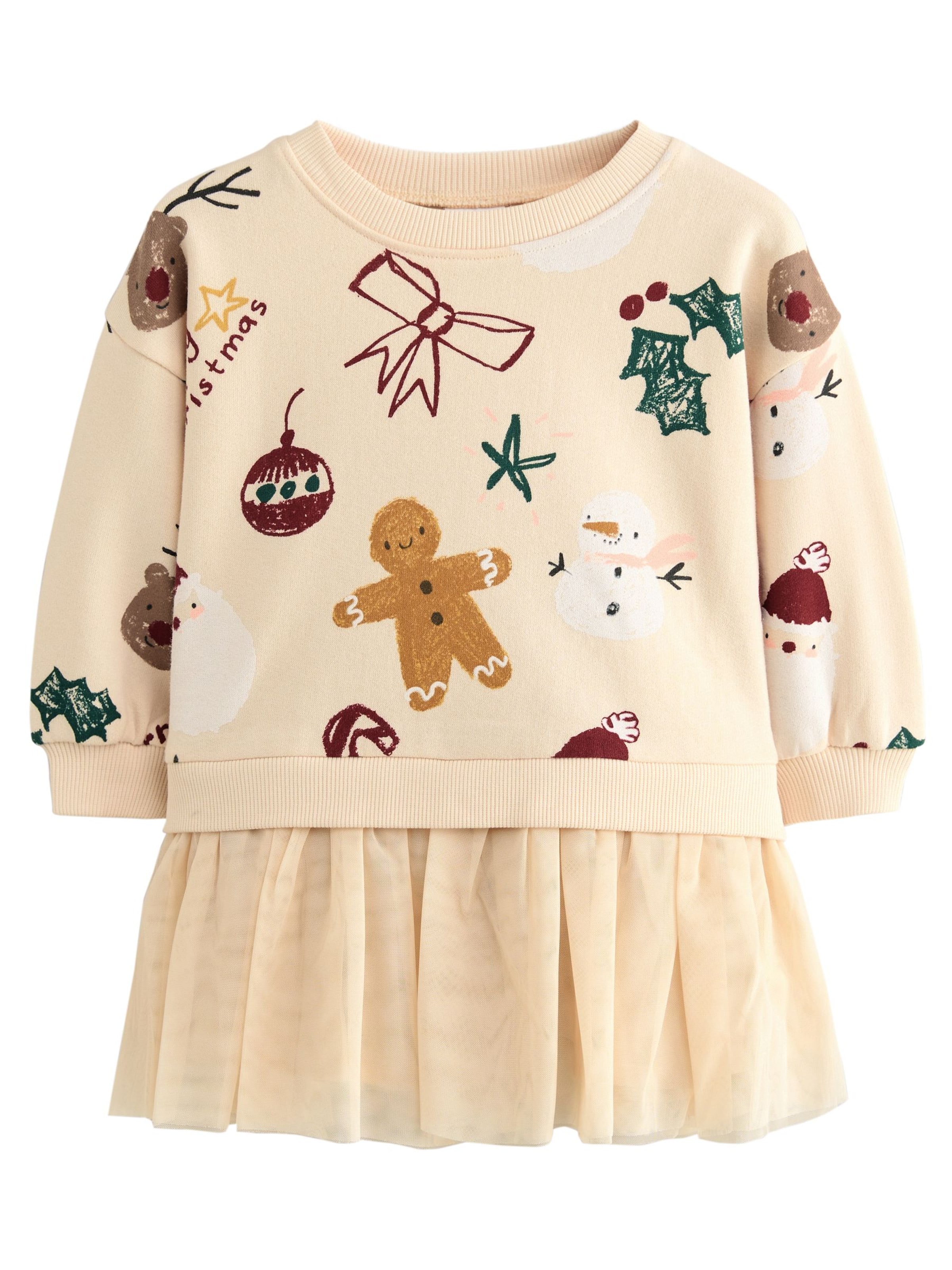 Next Φόρεμα σε μπεζ: μπροστά