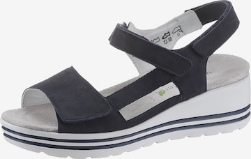 WALDLÄUFER Strap Sandals in Blue: front