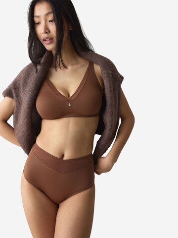 TRIUMPH Bustier Soft-BH ' Red Label True Shape Sensation ' in Braun