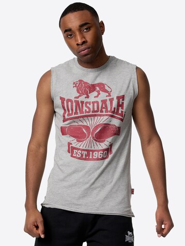 Maglietta 'Cleator' di LONSDALE in grigio: frontale