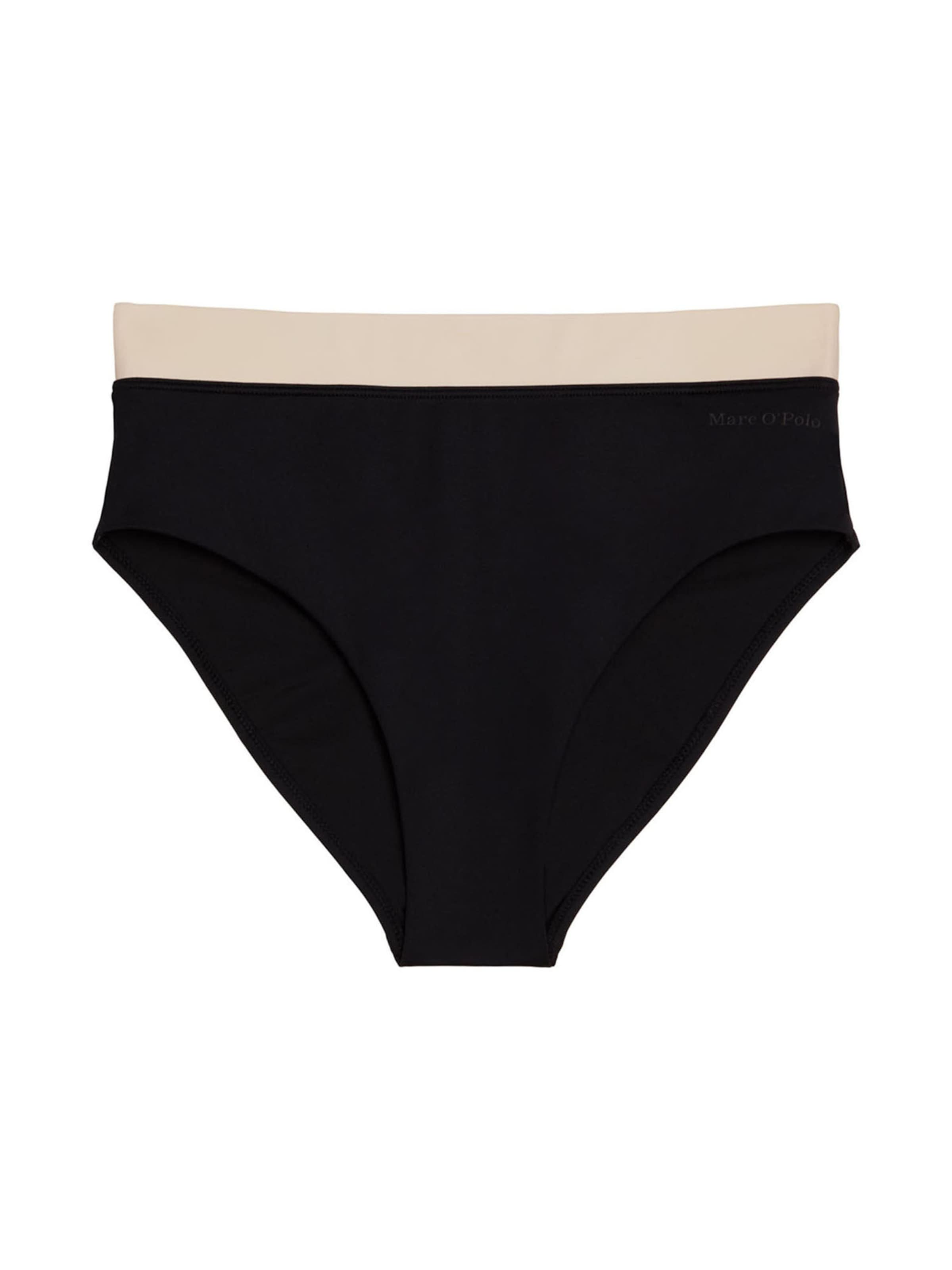 Marc O'Polo Bikini Bottoms ' Contrast Binding ' in Beige: front