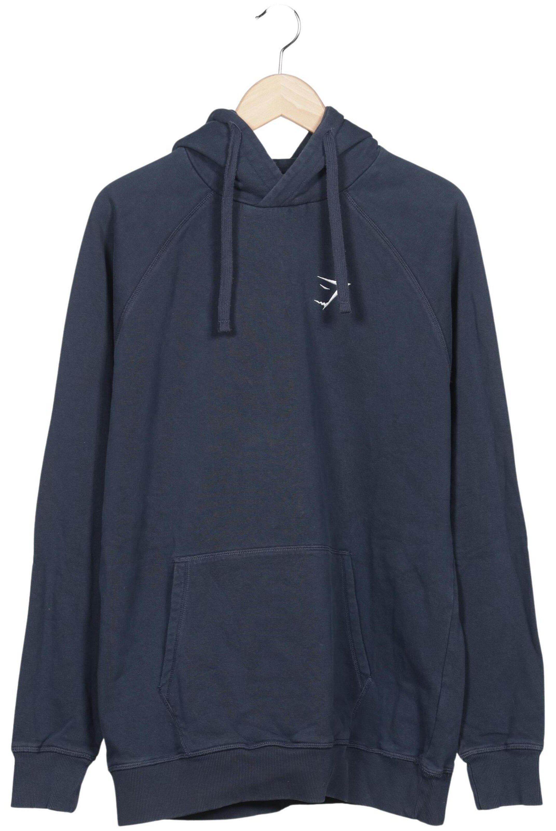 GYMSHARK Sweatshirt & Zip-Up Hoodie in XL in Blue: front