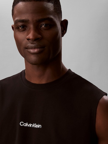 Calvin Klein Swimwear Tričko – černá