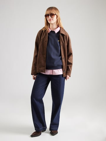 PIECES Sweatshirt 'PCFAST' in Blue