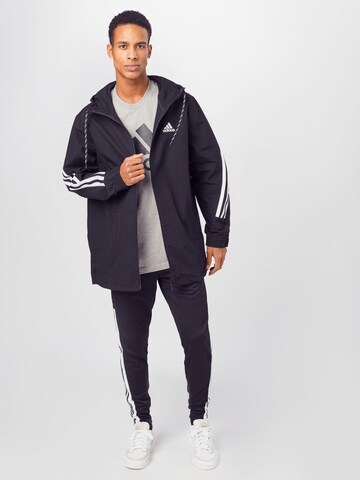 ADIDAS PERFORMANCE Slimfit Urheiluhousut 'Squadra 21' värissä musta