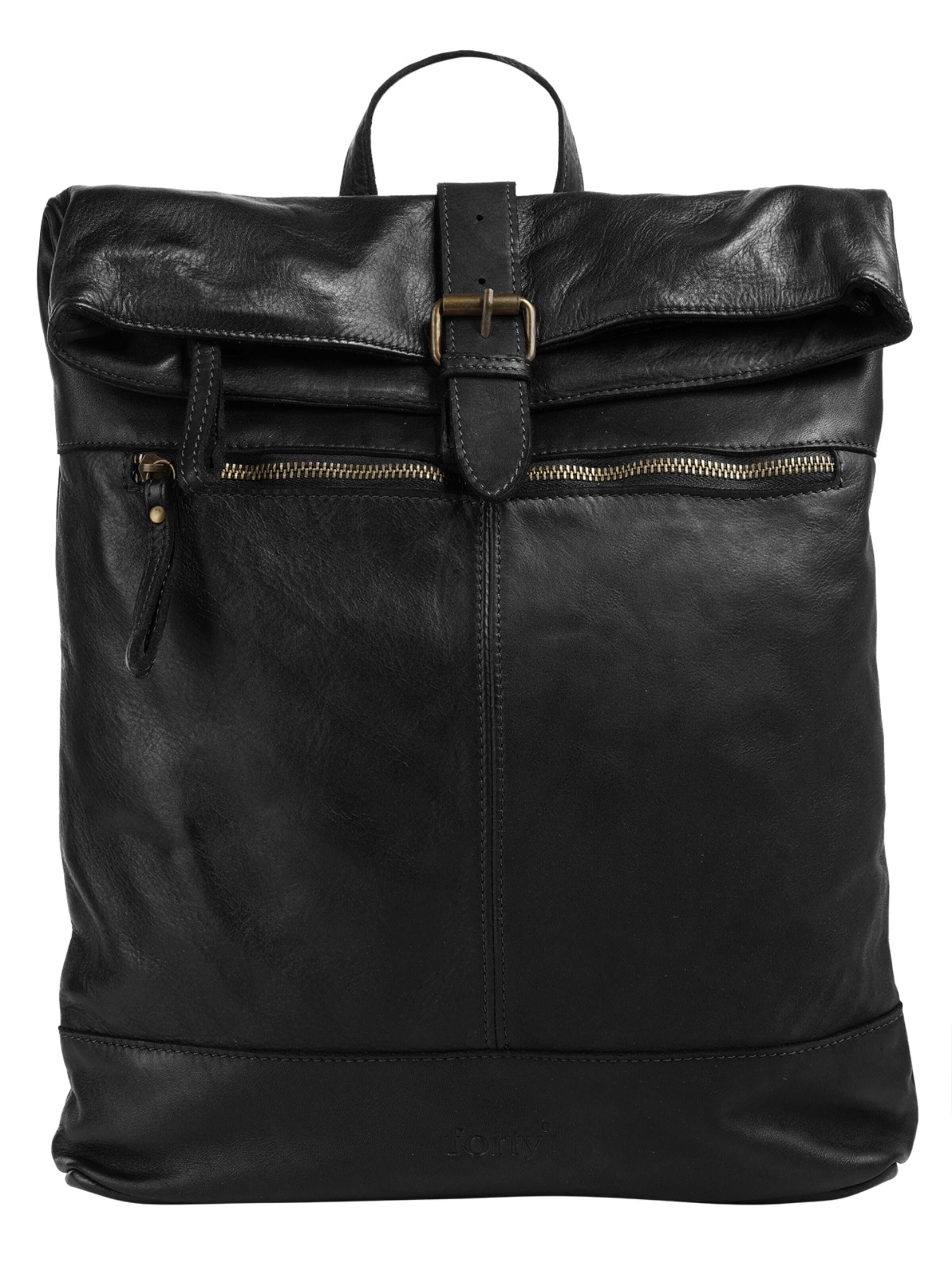 forty° Rucksack‌‌‌‌‌‌‌‌ in Schwarz: Vorderseite