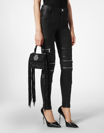 Philipp Plein - Bolso de mano 'Superheroine' en negro