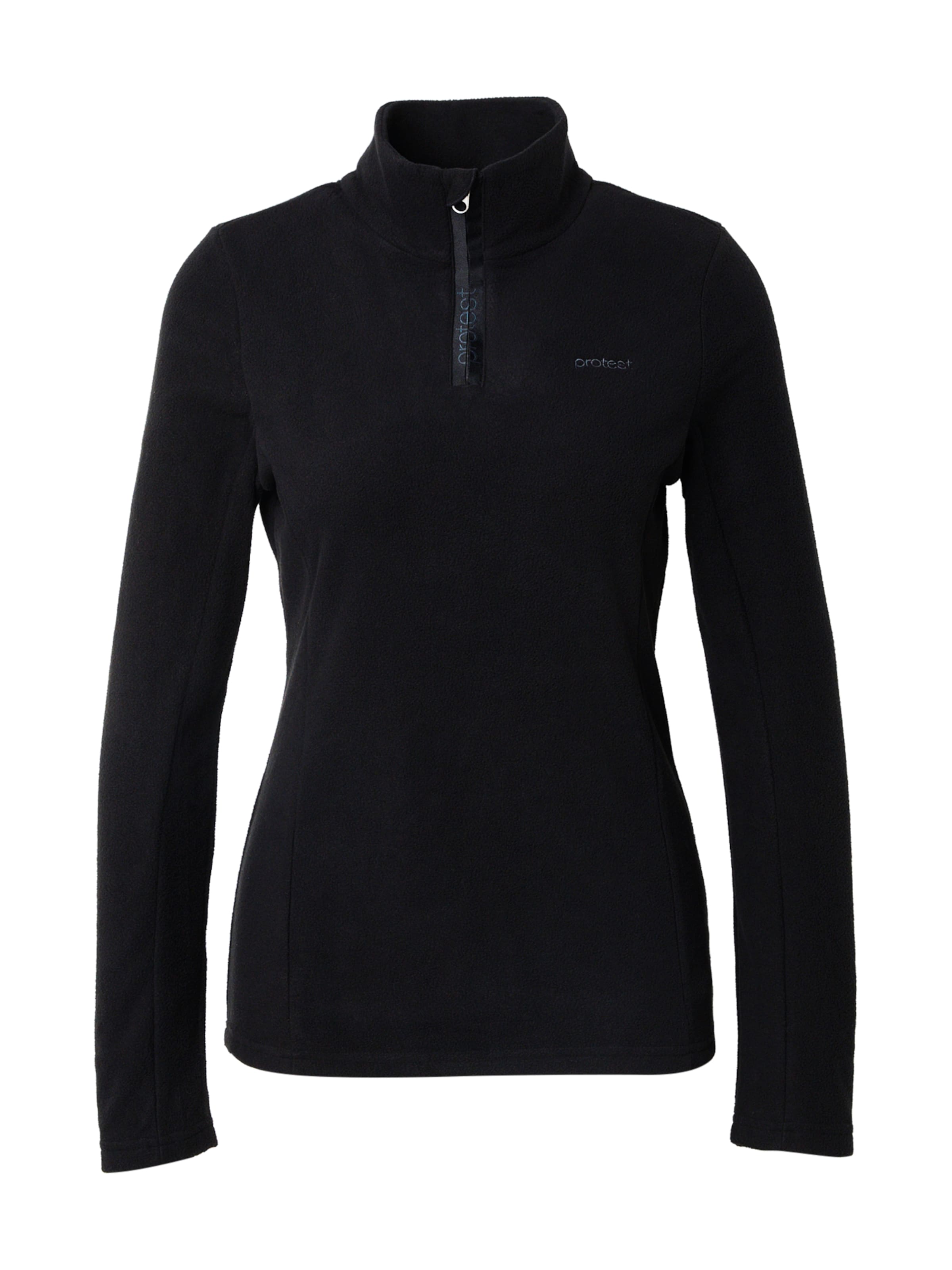 PROTEST Sportovní mikina 'PRTRemutez' – černá: přední strana