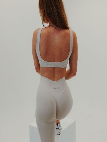 Zaisze - Skinny Leggings 'Clay Silk' en naranja