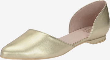 Apple of Eden Ballet Flats ' BLONDIE ' in Gold: front