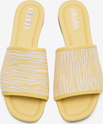 CAMPER Mules ' Twins ' in Yellow