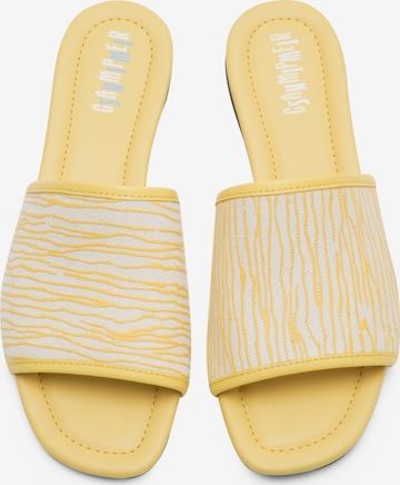 CAMPER Mules ' Twins ' in Yellow