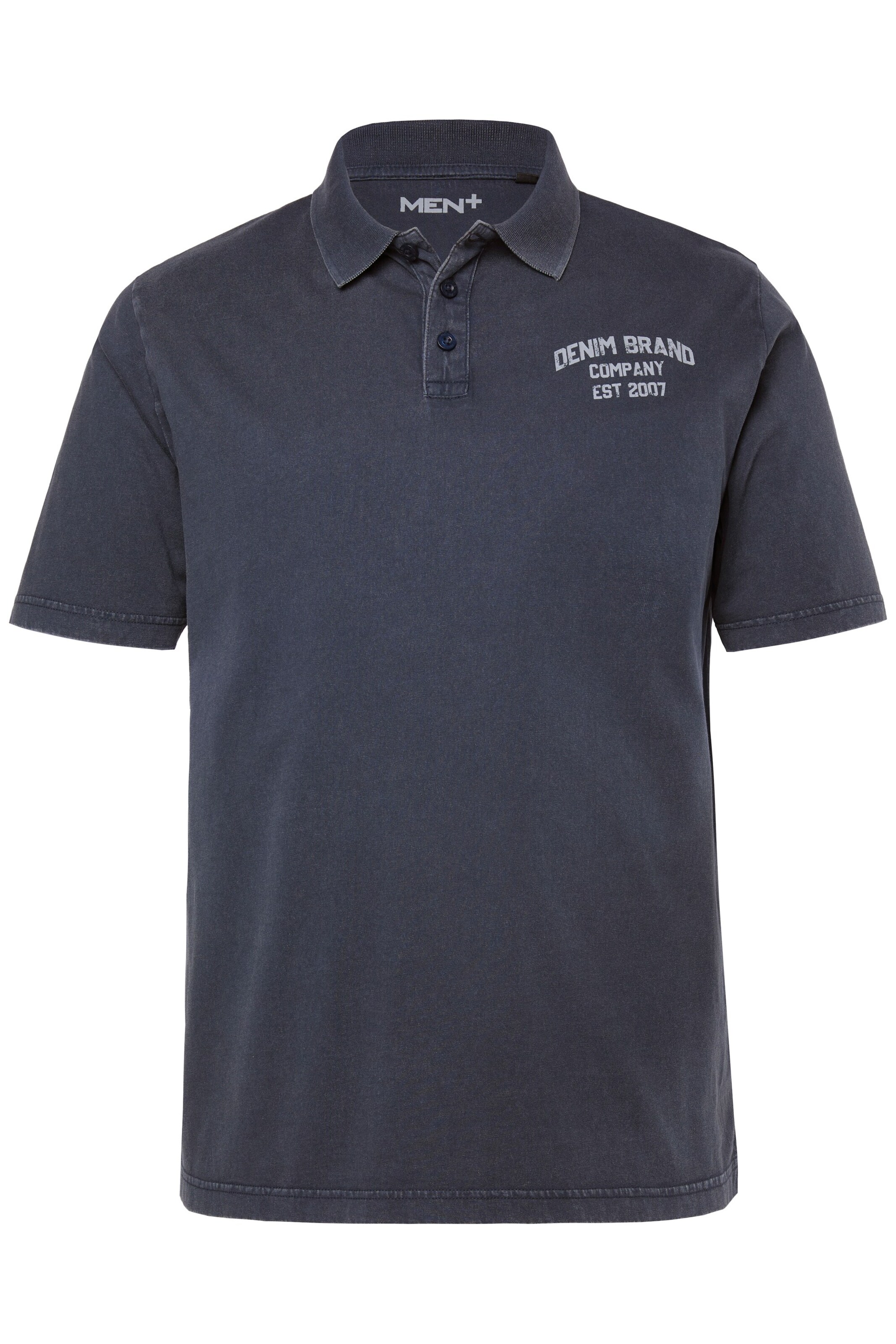Men Plus Shirt in Blue: front