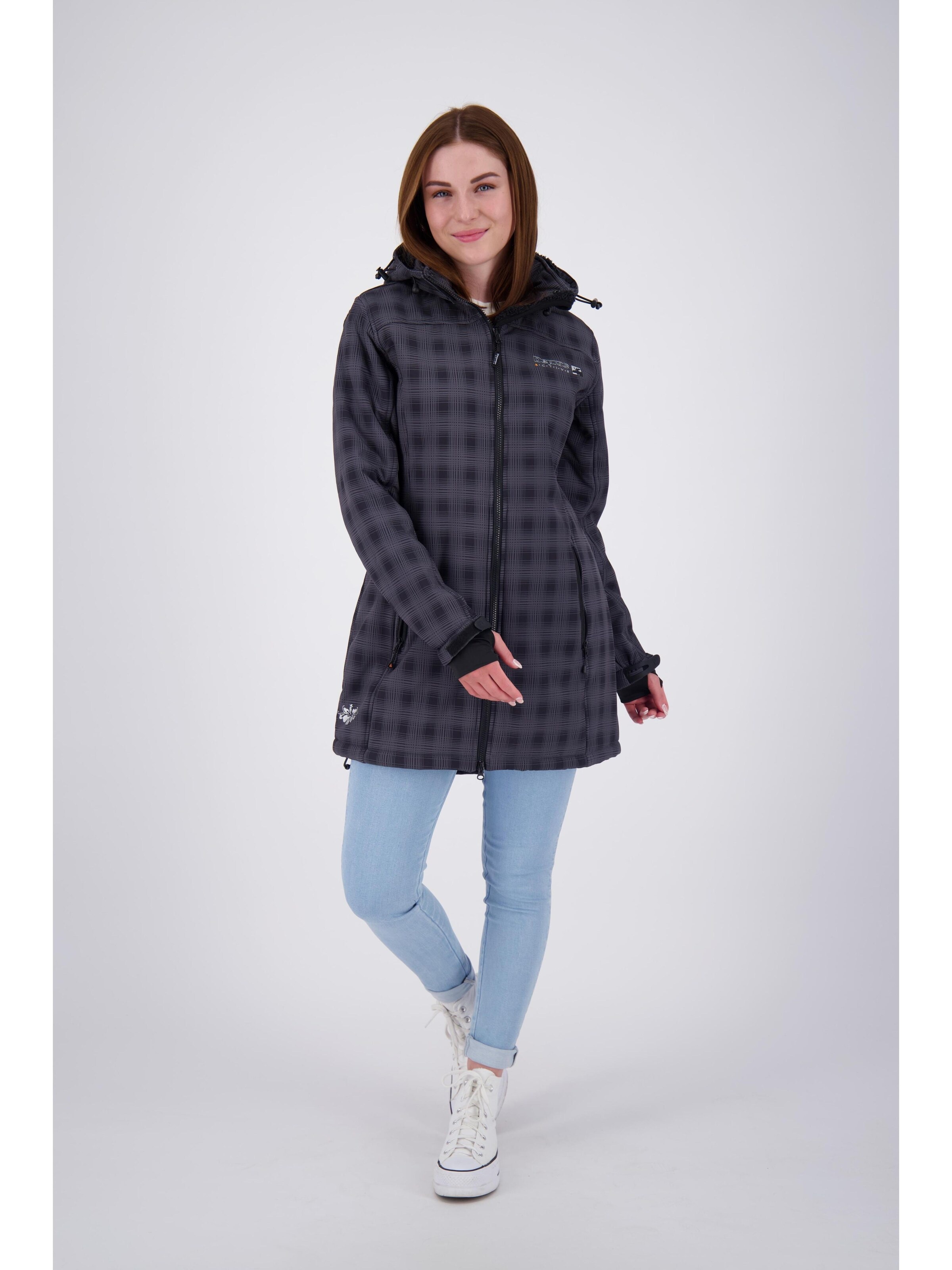 deproc Übergangsjacke 'KEELE PEAK II WOMEN'‌‌‌‌‌‌‌‌‌‌ in Grau