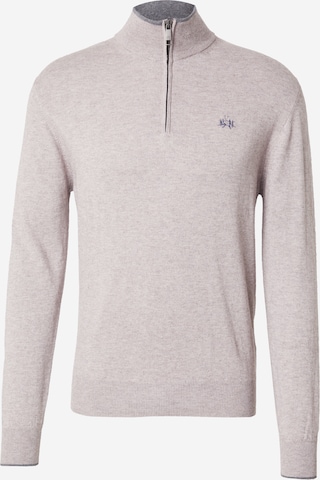 La Martina Sweter w kolorze szary: przód