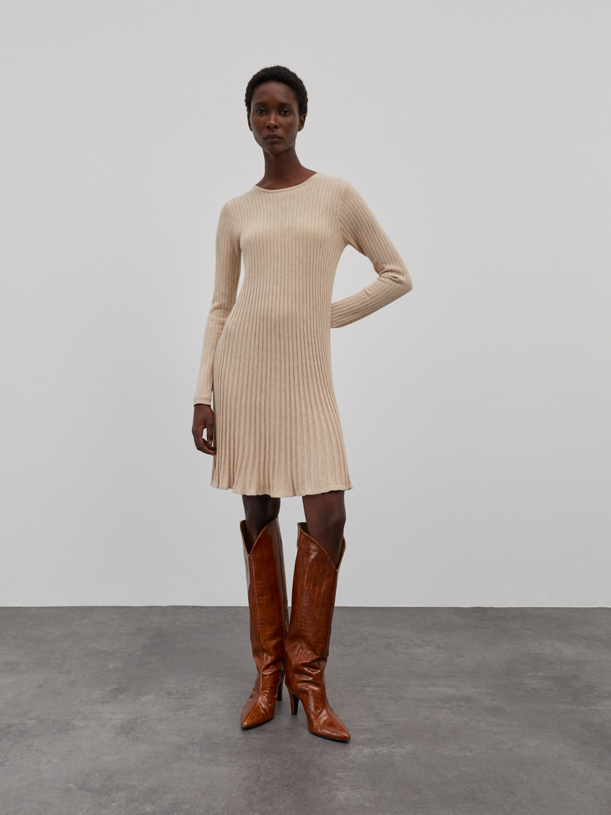 EDITED Productos Vestido 'Katrin' beige moteado