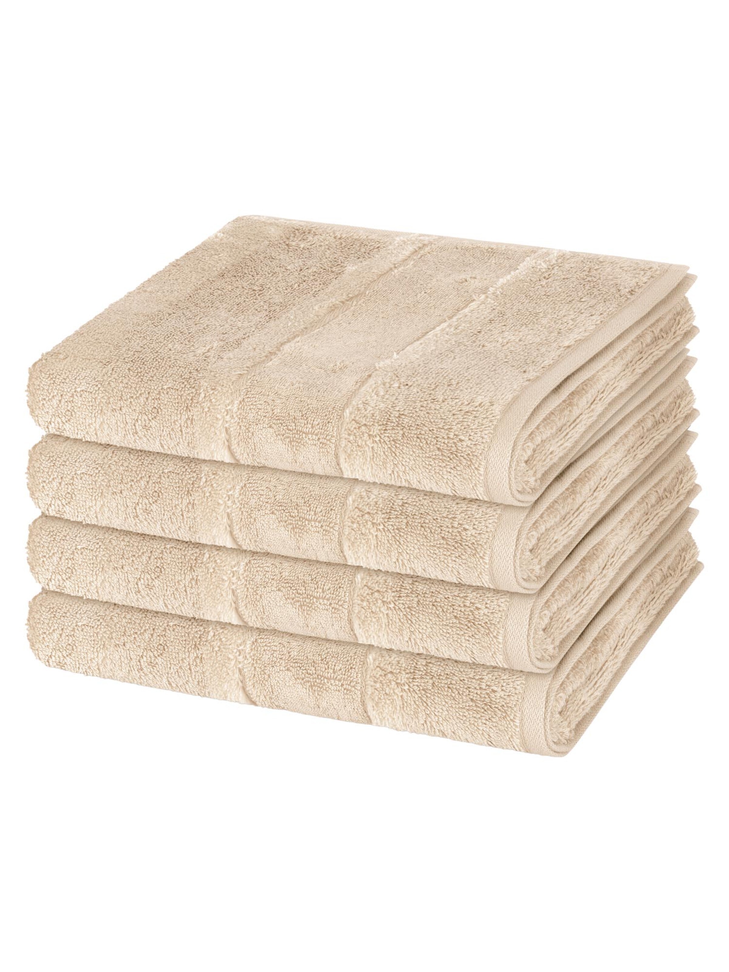 Cawö Towel 'Noblesse' in Brown: front