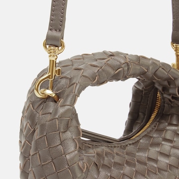 Borsa a mano 'Greta Micro weave' di Les Visionnaires in grigio