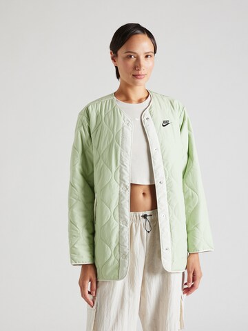 Veste mi-saison Nike Sportswear en vert : devant