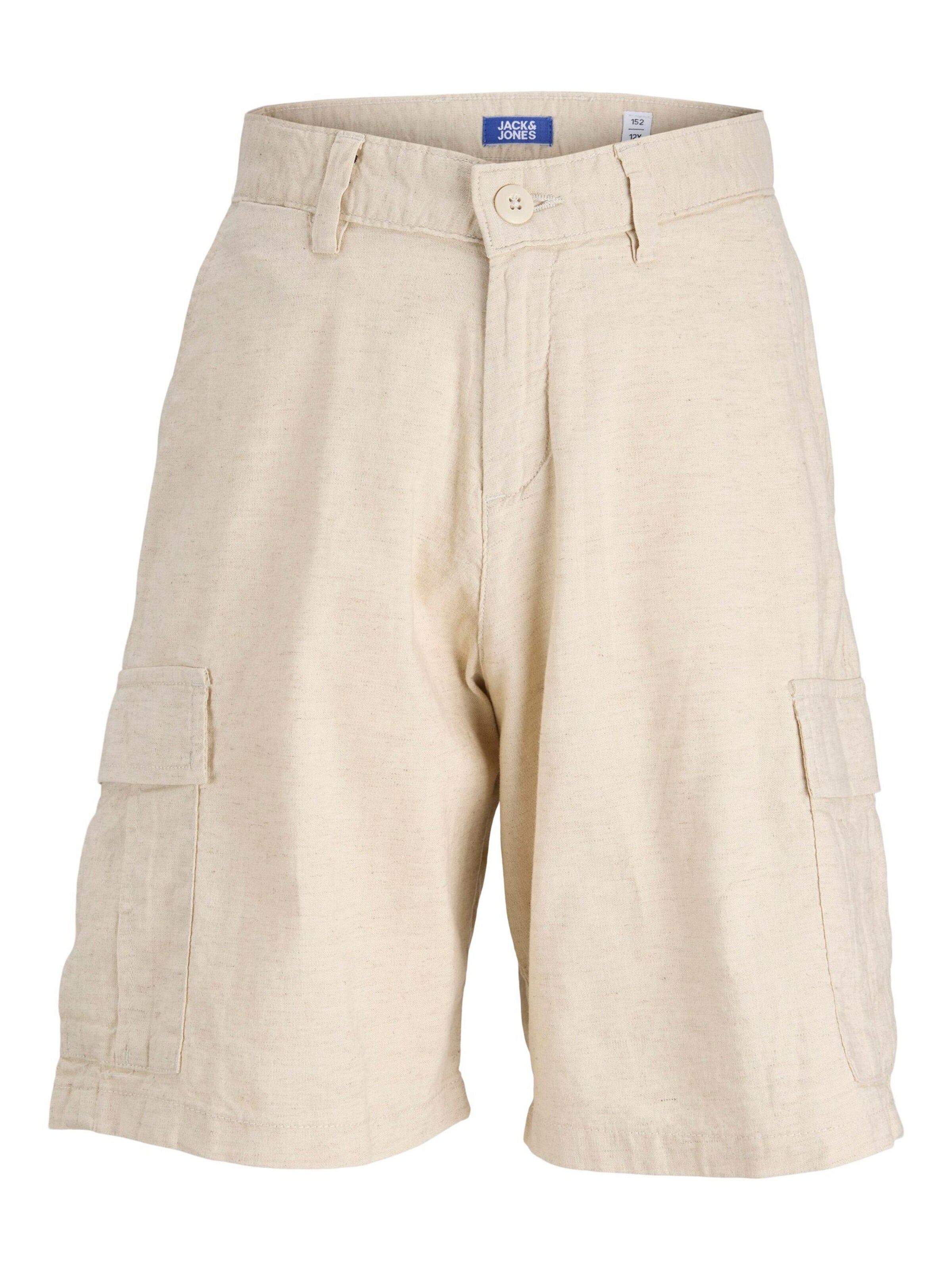 Jack & Jones Junior Loosefit Broek in Grijs: voorkant