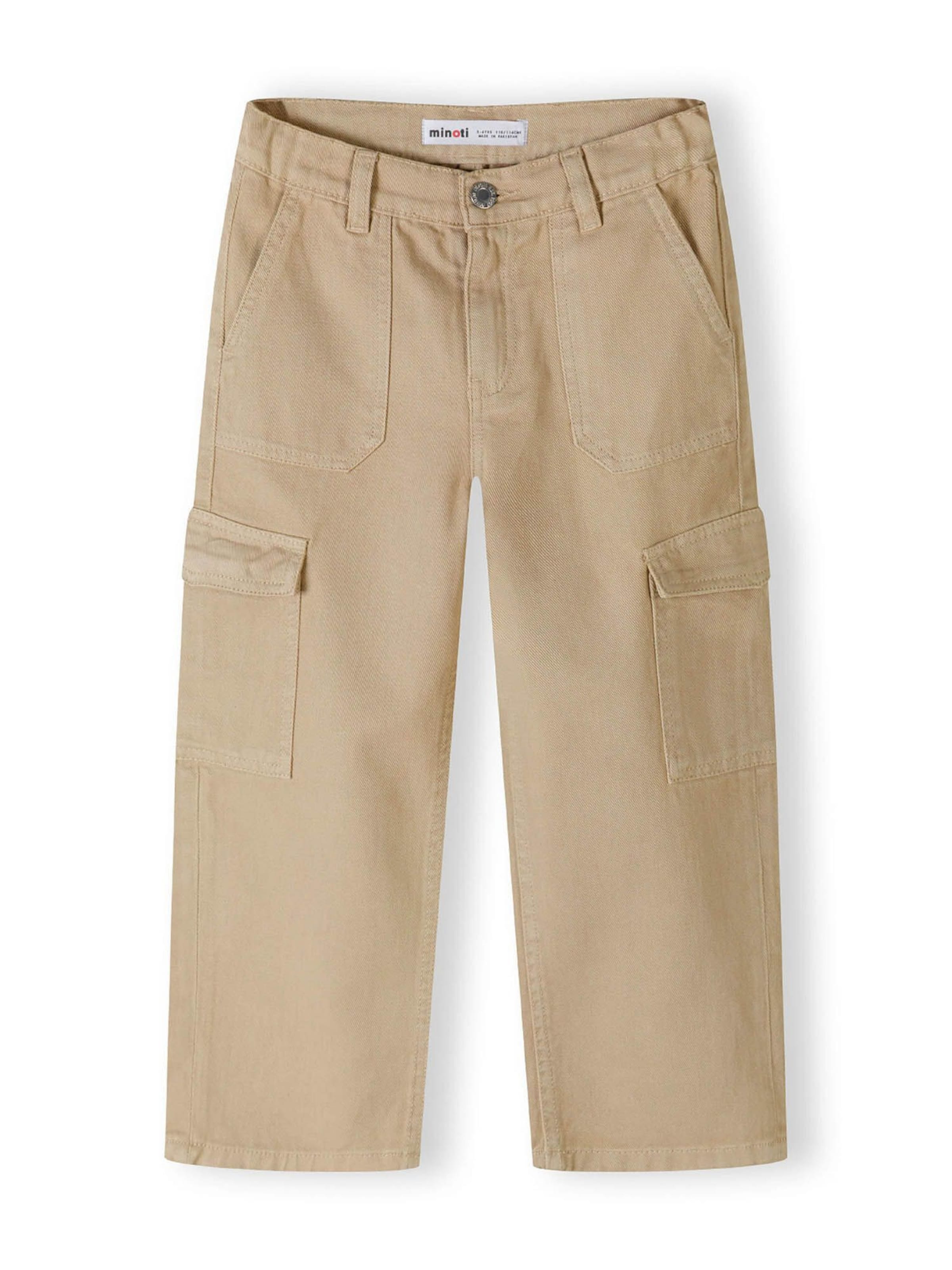 MINOTI Regular Housut värissä beige: etupuoli