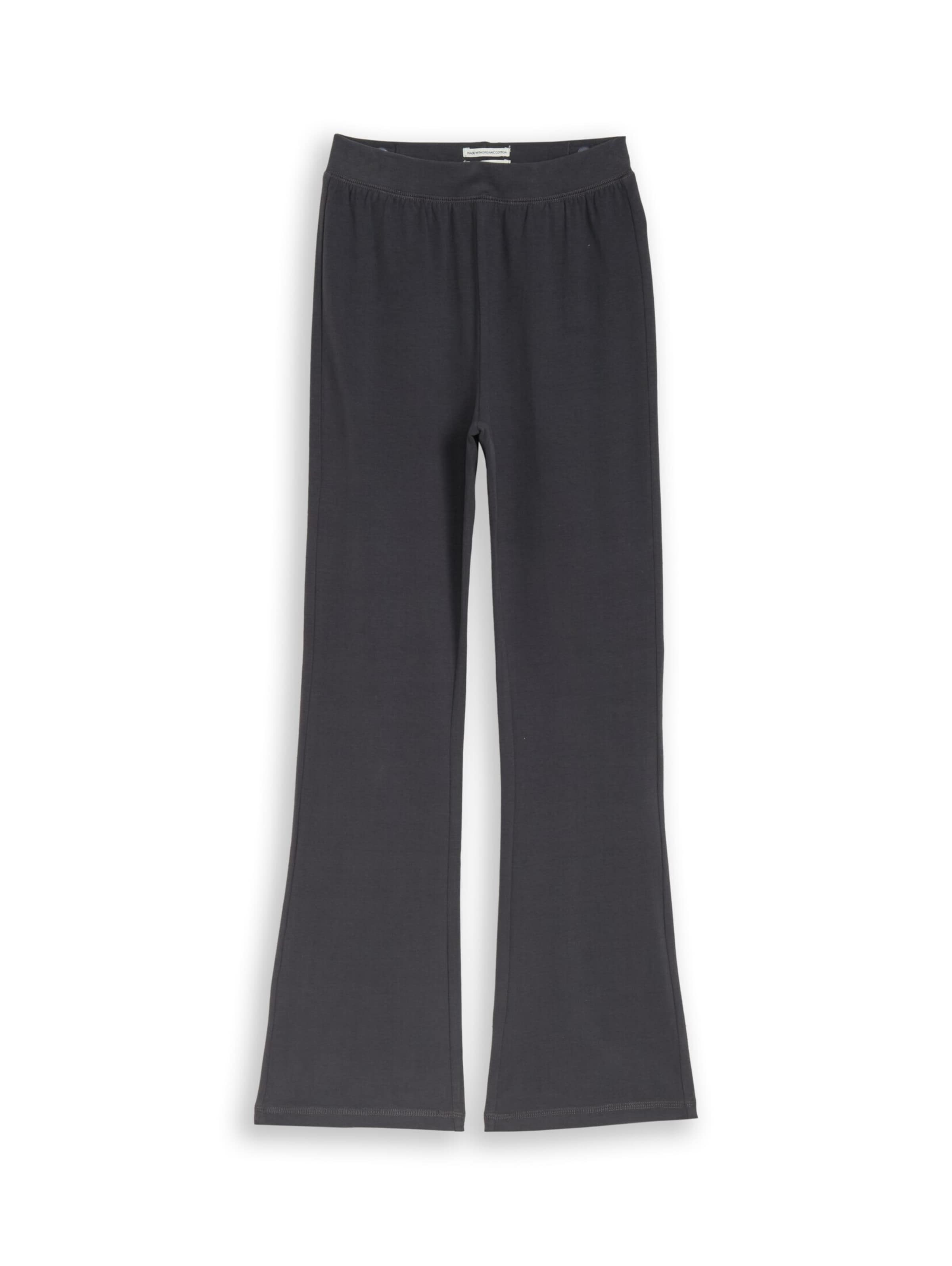 TOM TAILOR Flared Leggings in Grey: front
