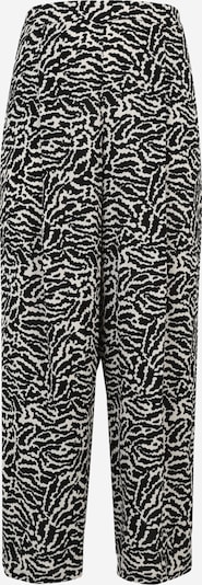 Guido Maria Kretschmer Curvy Hlače s naborima 'Mila' u crna / bijela, Pregled proizvoda