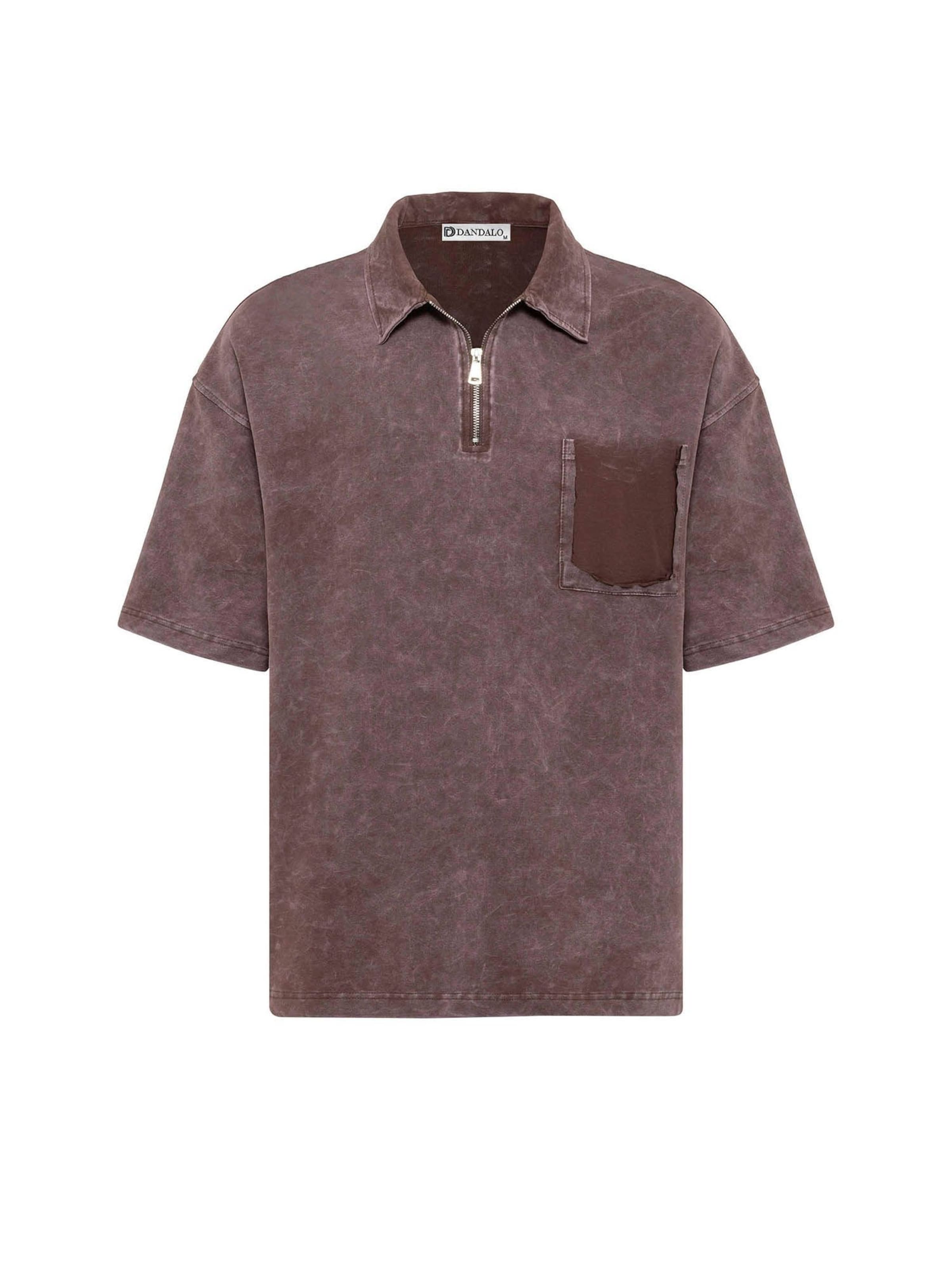 Maglietta di Dandalo in marrone: frontale