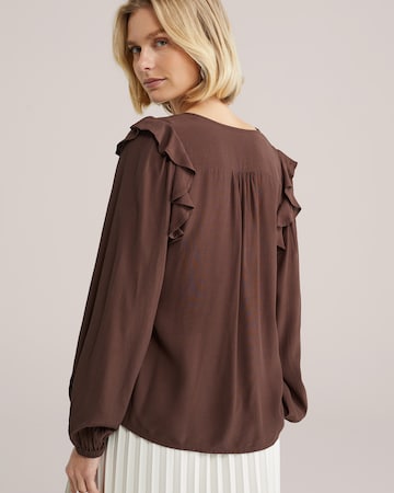 WE Fashion Bluse in Braun