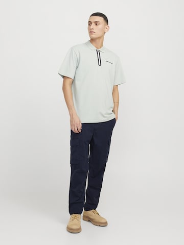 JACK & JONES Tapered Cargobroek 'JPSTAce JJTucker' in Blauw