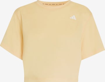 T-shirt fonctionnel 'TE MIN' ADIDAS PERFORMANCE en jaune : devant
