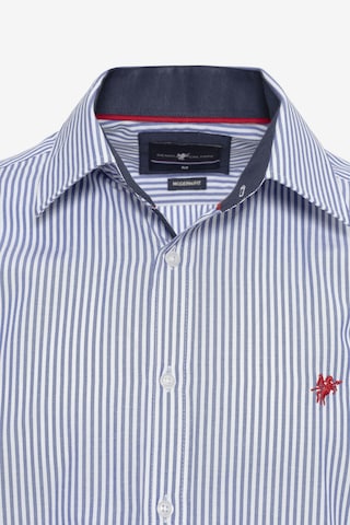 DENIM CULTURE Regular fit Button Up Shirt 'Gordon' in Blue