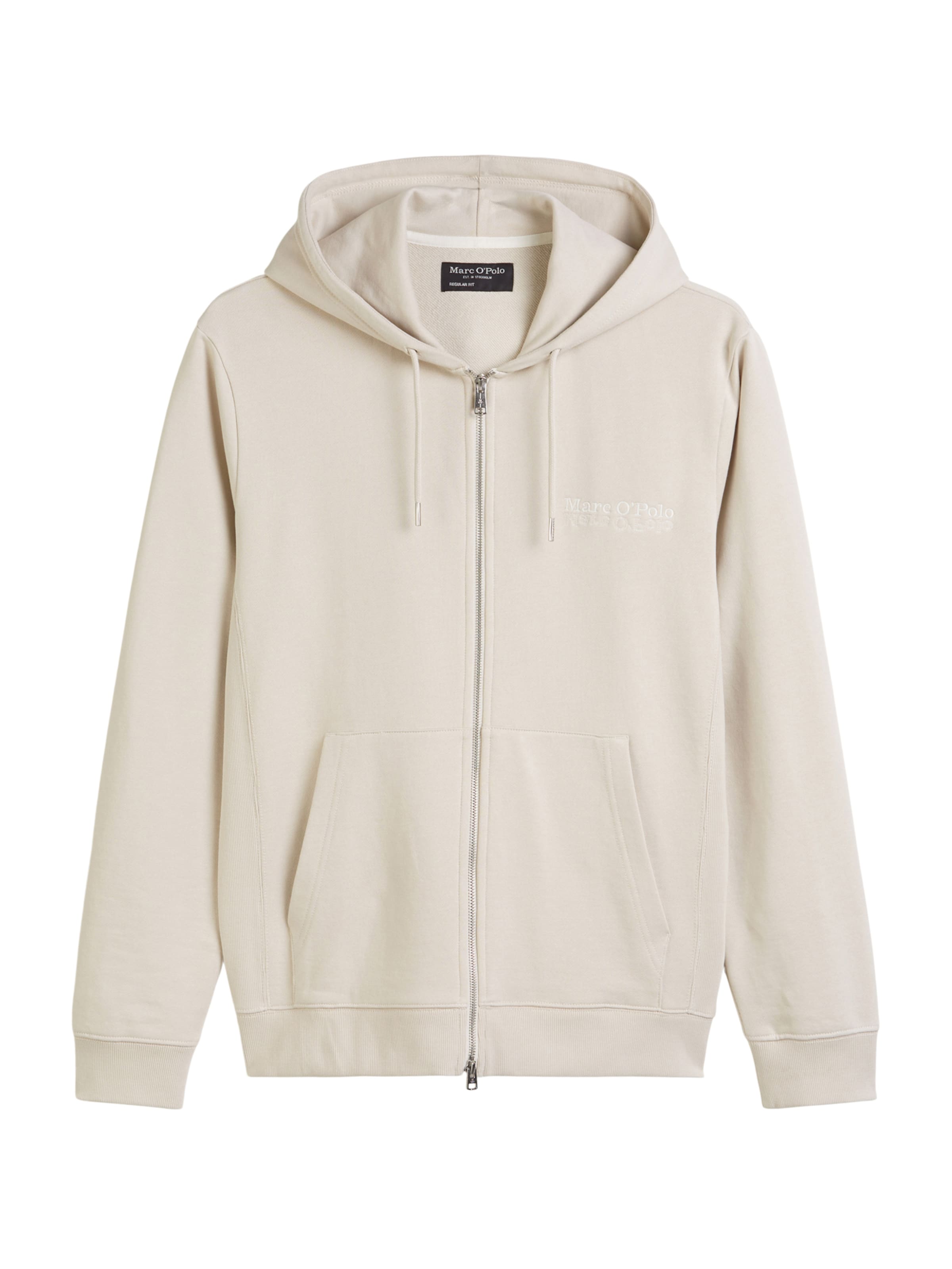 Marc O'Polo Кофта на молнии в Коричневый: спереди