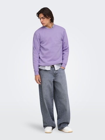 Only & Sons - Ajuste regular Sudadera 'ONSCERES' en lila
