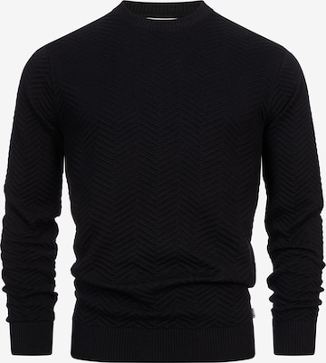 Kronstadt Sweater 'Carlo' in Black: front