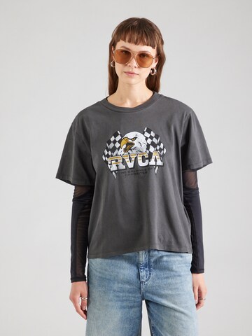 RVCA - Camiseta 'RACE DAY' en gris: frente