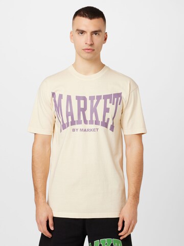 MARKET Shirt in Beige: voorkant