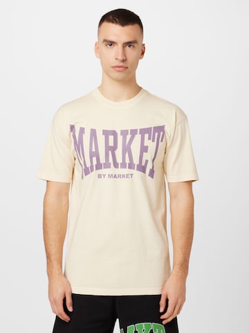 T-Shirt MARKET en beige : devant