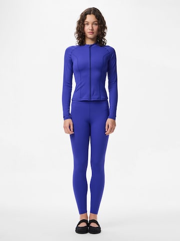 PIECES Sportjas in Blauw