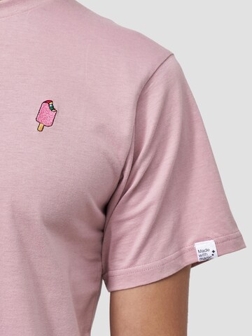 Mikon Shirt 'Eis' in Pink