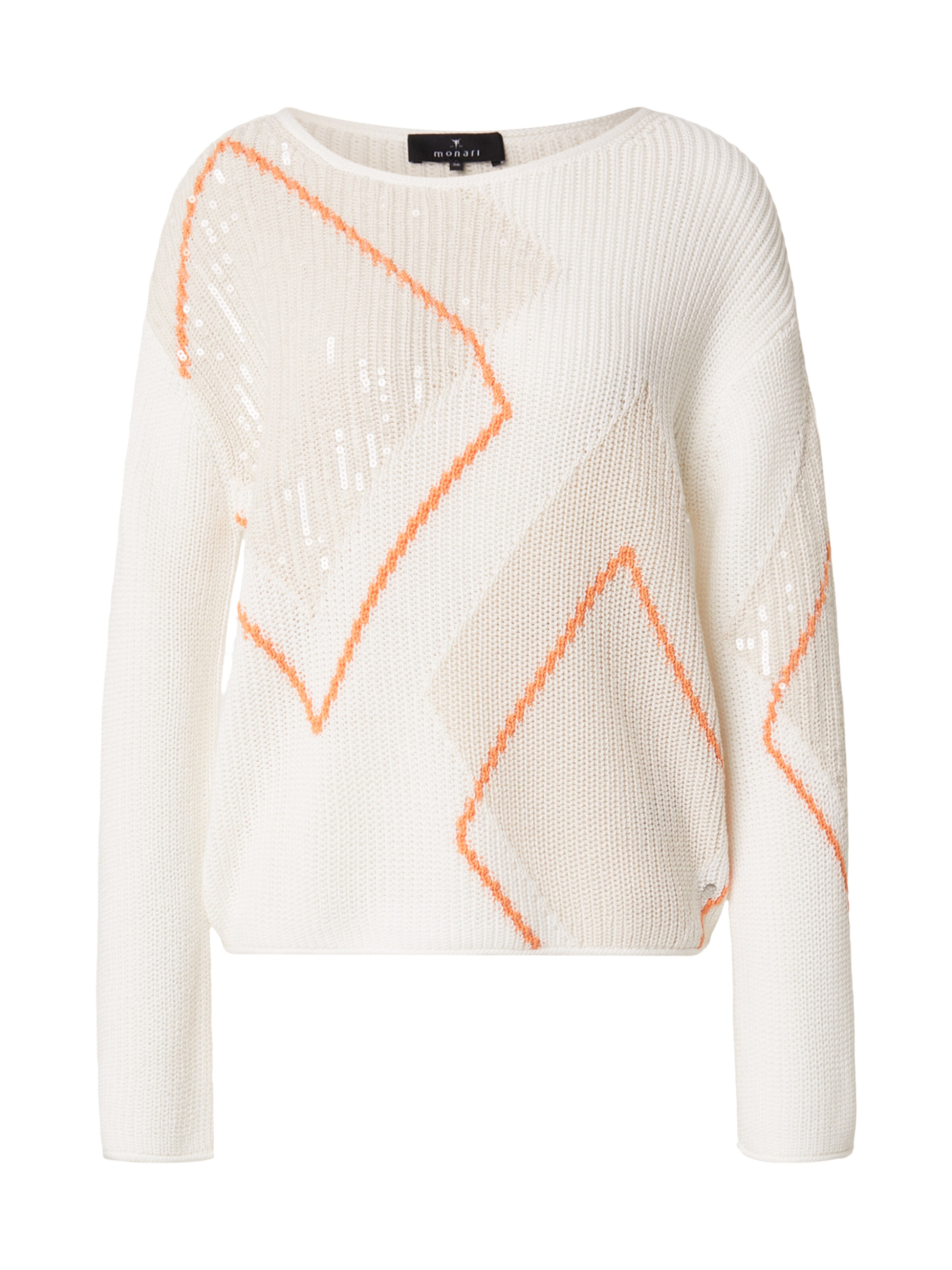 Pullover di monari in bianco: frontale
