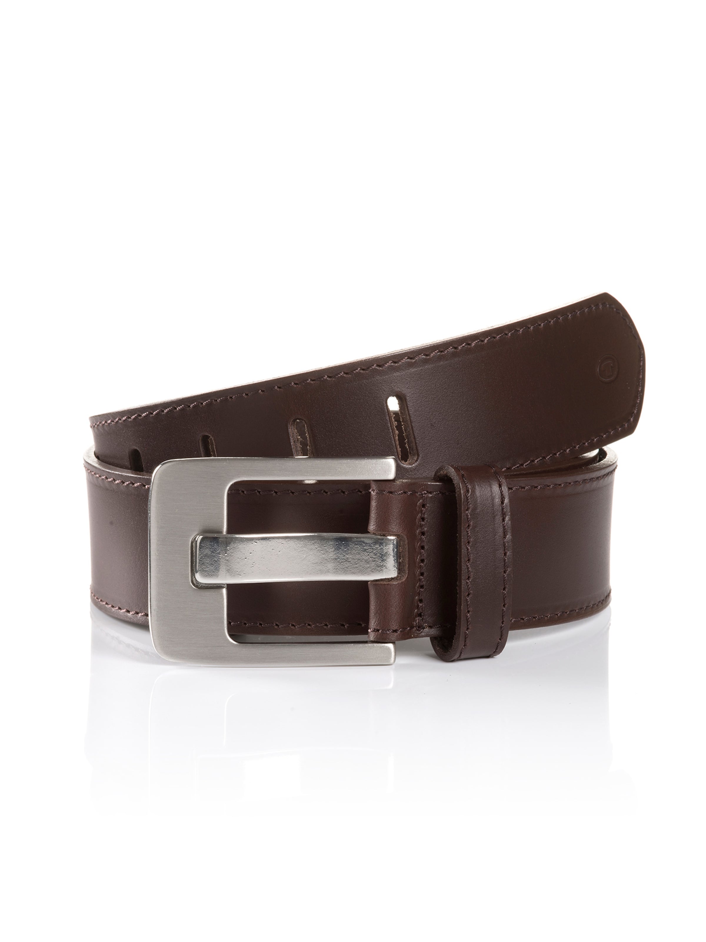 TOM TAILOR Gürtel 'LAUREL' in Braun: Vorderseite