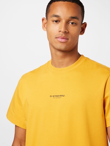 G-Star RAW - Camisa em amarelo