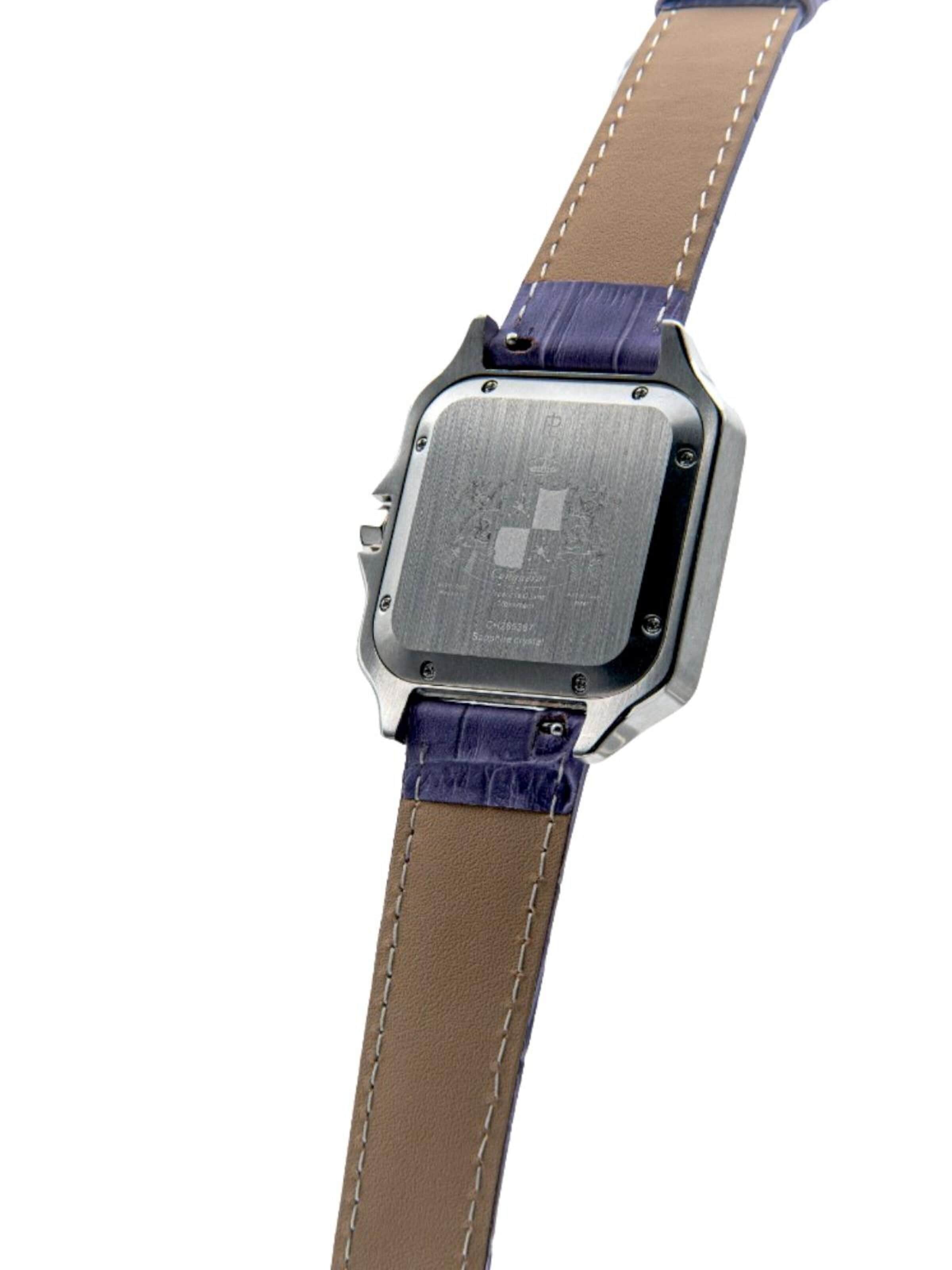 Laurent Philippe Analoog horloge 'Conqueror Black Orlov – Orchidée Nocturne' in Lila