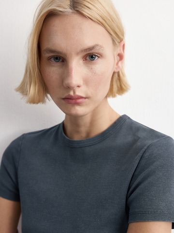 MANGO Tričko 'AXEL' - Modrá