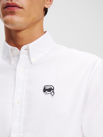 Karl Lagerfeld Regular fit Ing - fehér