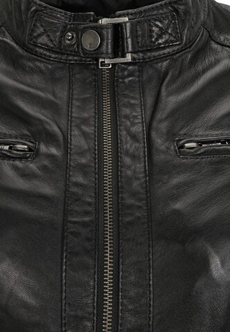 H.I.S Lederjacke in Schwarz