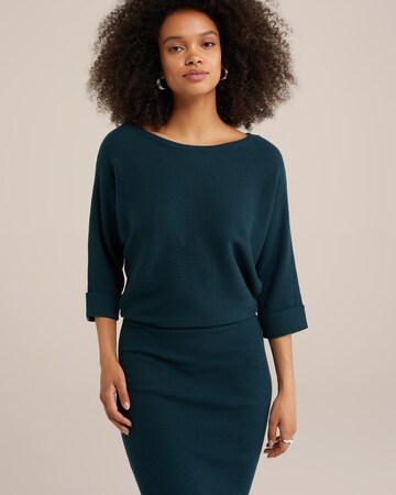 WE Fashion Knit dress in Blue: front